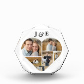 タイムレスハート八角形の一角コラージュ フォトブロック (正面)