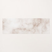 タイムレスパーソナライズされたパステル大理石マンダラベージュ ヨガマット (裏面(横))