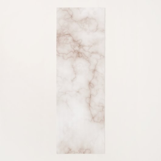 タイムレスパーソナライズされたパステル大理石マンダラベージュ ヨガマット (裏面)