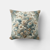 タイムレスピローデザインヴィンテージフローラエレガンス クッション (正面)