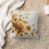 タイムレスピローデザイン"ヴィンテージフローラエレガンス クッション (ブランケット)