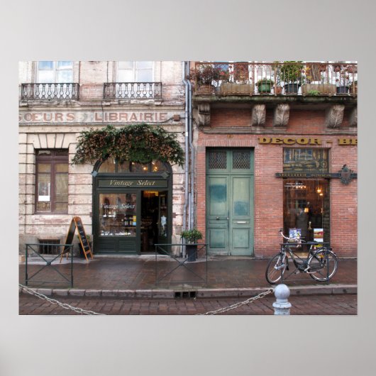 タイムレスフランスのヴィンテージシーン ポスター (正面)