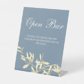 タイムレスフローラシンフォニーオープンバー 台座サイン (正面)