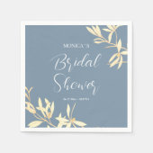 タイムレスフローラシンフォニーブライダルシャワー スタンダードカクテルナプキン (正面)