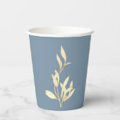 タイムレスフローラシンフォニーブライダルシャワー 紙コップ (裏面)