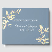 タイムレスフローラシンフォニー結婚ズブルー ゲストブック (正面)