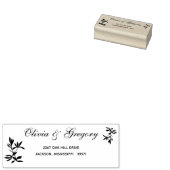 タイムレスフローラシンフォニー結婚ズブルー ラバースタンプ (押印)