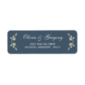 タイムレスフローラシンフォニー結婚ズブルー ラベル (正面)