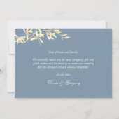 タイムレスフローラシンフォニーinブルー 招待状 (裏面)