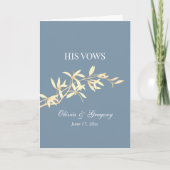 タイムレスフローラブルーシンフォニー結婚ズ カード (正面)