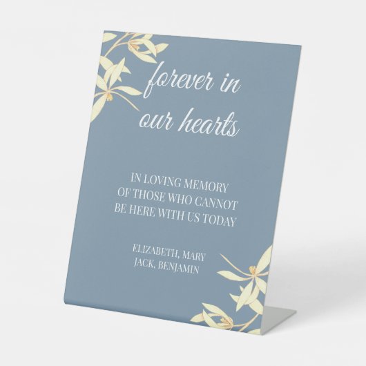 タイムレスフローラ交響曲永遠の私たちのハート 台座サイン (正面)