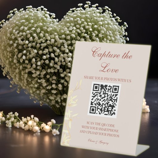 タイムレスフローラ交響楽団が愛を捉える 台座サイン