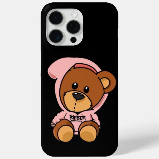 "タイムレスブラック：すべてのミニマルな電話ケース Case-Mate iPhoneケース (裏面)