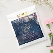 タイムレスブルーブルゴーニュフローラレース結婚ズ フェイバーバッグ (封をした状態)