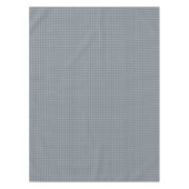 タイムレスブループレイドラウンド装飾用クッション テーブルクロス (正面)