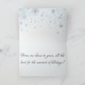 タイムレスホリデーチャーム：ヴィンテージクリスマスカード 招待状 (内部)