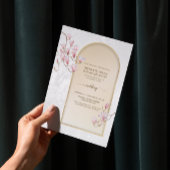 タイムレスマグノリア結婚式招待状 | 水彩画 招待状