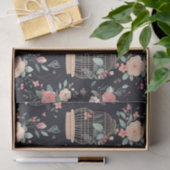 タイムレスミッドナイトバードケージアンティークデコパージュ 薄葉紙 (ギフト)