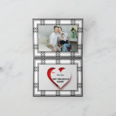 タイムレスメモリ折り畳みパーソナライズされたカード – ... サンキューカード (内部)