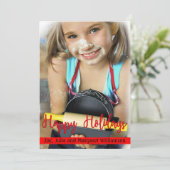 タイムレスモダンハッピーホリデー シーズンカード (スタンド正面)