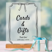 タイムレスモダンボウコケットカード&ギフト結婚ズ アクリルサイン