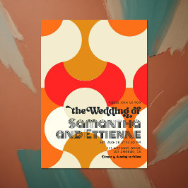 タイムレスラブレトロ結婚ビベス 招待状