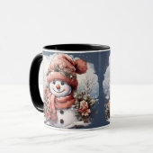 タイムレスルックス、レトロクリスマス マグカップ (正面左)