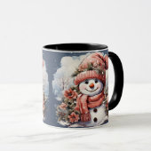 タイムレスルックス、レトロクリスマス マグカップ (正面右)