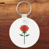 タイムレスレッドローズ キーホルダー (正面)