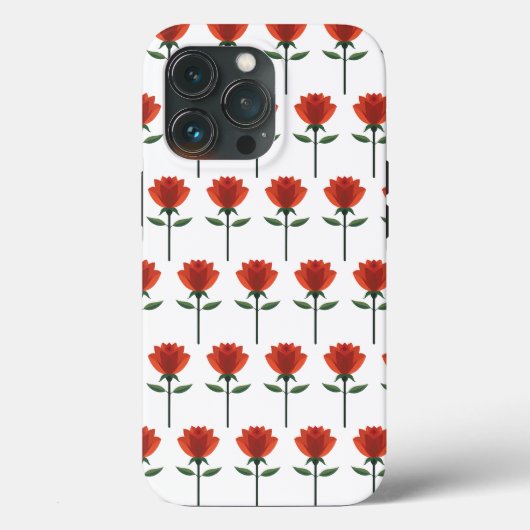 タイムレスレッドローズ Case-Mate iPhoneケース (裏面)