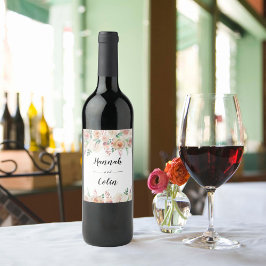 タイムレスロマンスフローラ結婚リース ワインラベル