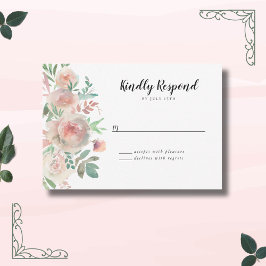 タイムレスロマンスフローラ結婚リース 出欠カード