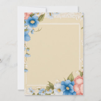 タイムレスロマンス： 5"x7"フラット日付カードを保存 セーブザデート