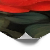 タイムレスヴィンテージコテージ風景油画 ポスター (角)