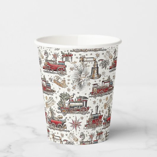 タイムレスヴィンテージトレイン:フェスティバル 紙コップ (左)