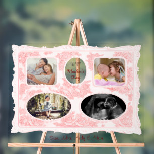 タイムレスヴィンテージリージェンシー4 Photo Pink Mothers Day アクリルサイン