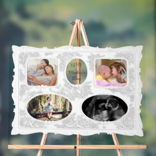 タイムレスヴィンテージリージェンシー4 Photo White Mothers Day アクリルサイン