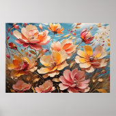 タイムレスヴィンテージ花AI Art絵画's Sophistic ポスター (正面)