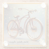 「タイムレス乗り物」 ガラスコースター (裏面)