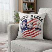 タイムレス伝統動揺して：アメリカ国旗の枕 クッション