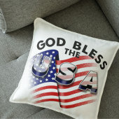 タイムレス伝統動揺して：アメリカ国旗の枕 クッション