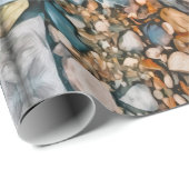 タイムレス地形 – ラッエレガントピング紙 ラッピングペーパー (ロールコーナー)