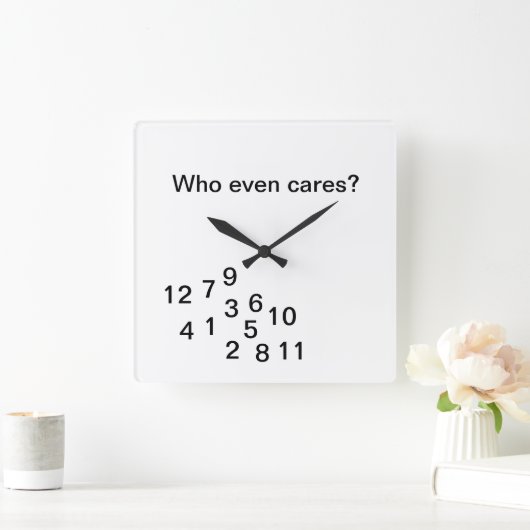 タイムレス壁時計 スクエア壁時計 (ホーム)