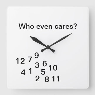 タイムレス壁時計 スクエア壁時計