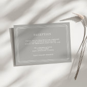 タイムレス披露宴カード | Greige 招待状