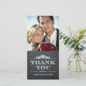 タイムレス気持ちサンキューカード- Chalkboard サンキューカード (スタンド正面)