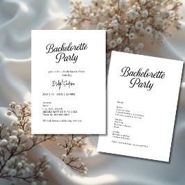 タイムレス白黒バチェロレッテスクリプト 招待状