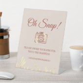 タイムレス素朴フローラオ結婚ースナップ 台座サイン (インサイチュ)