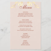 タイムレス素朴フローラ結婚の予算メニュー (正面)