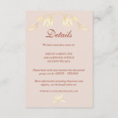 タイムレス素朴フローラ結婚の詳細 エンクロージャーカード (正面)